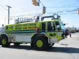 giant green rescue truck