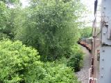 view from carriage window