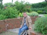 james in garden