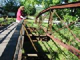 franconia iron bridge with kirstie