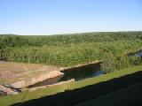 franklin falls dam water view from park