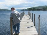 james in profile on meredith dock