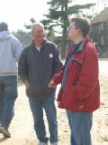 dad and james talking