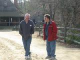 dad and james walking