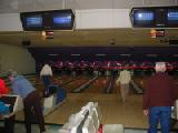 inside bowling alley