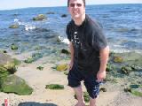 James with sandy toes