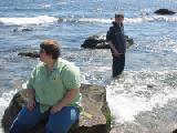 Nicholas & Lynn in sea