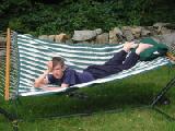 Nicholas on hammock
